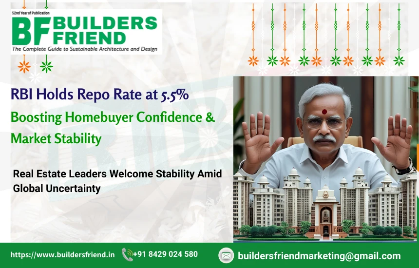 RBI Keeps Repo Rate Unchanged at 5.5%: Real Estate Leaders React