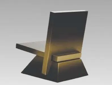 A Masterpiece of Minimalism and Craftsmanship — Popcorn Atelier's Brutalist Chair